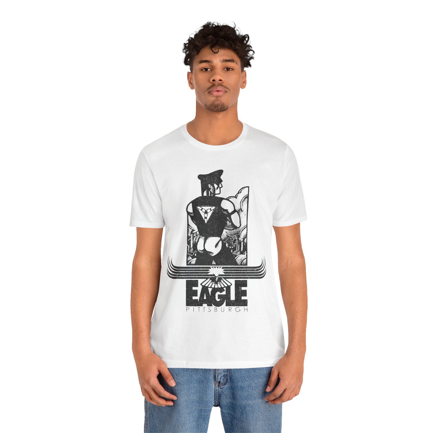 The Pittsburgh Eagle (Pittsburgh Leather Bar/Logo with Vintage Grunge Effect/1994-2012)