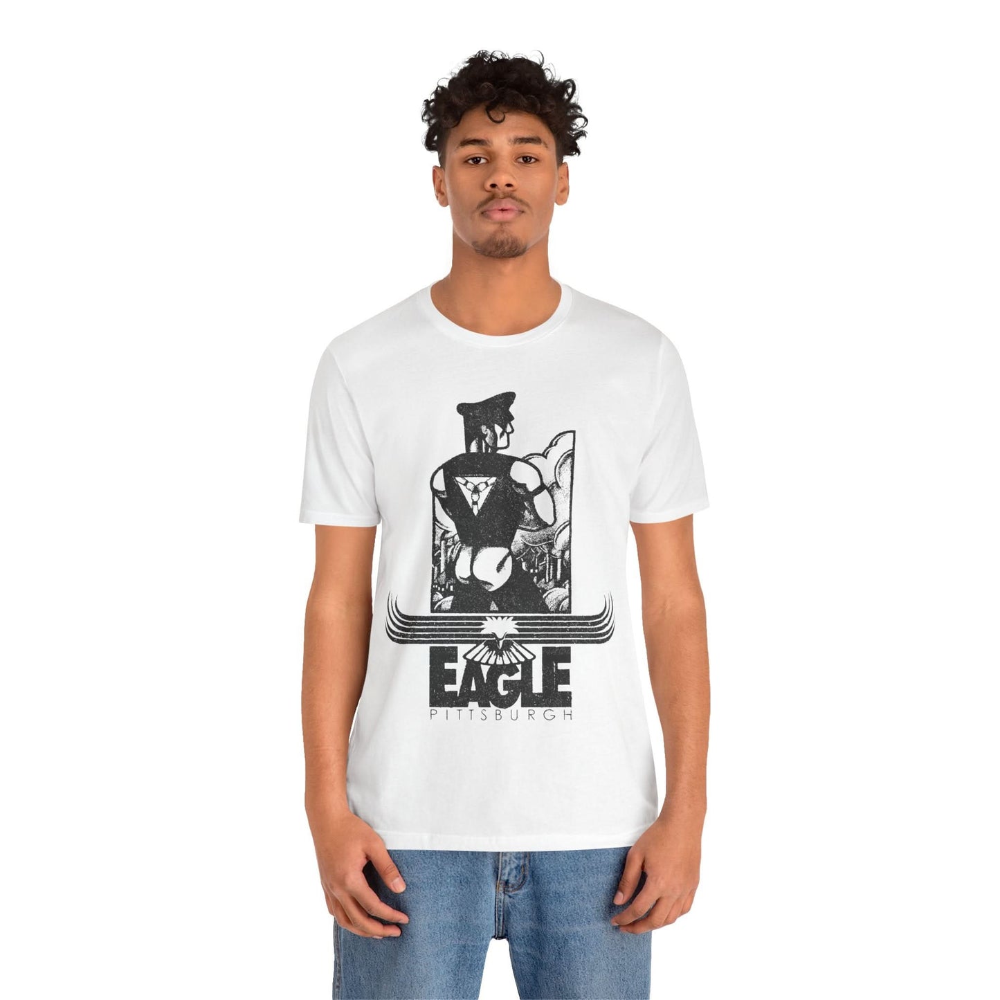 The Pittsburgh Eagle (Pittsburgh Leather Bar/Logo with Vintage Grunge Effect/1994-2012)