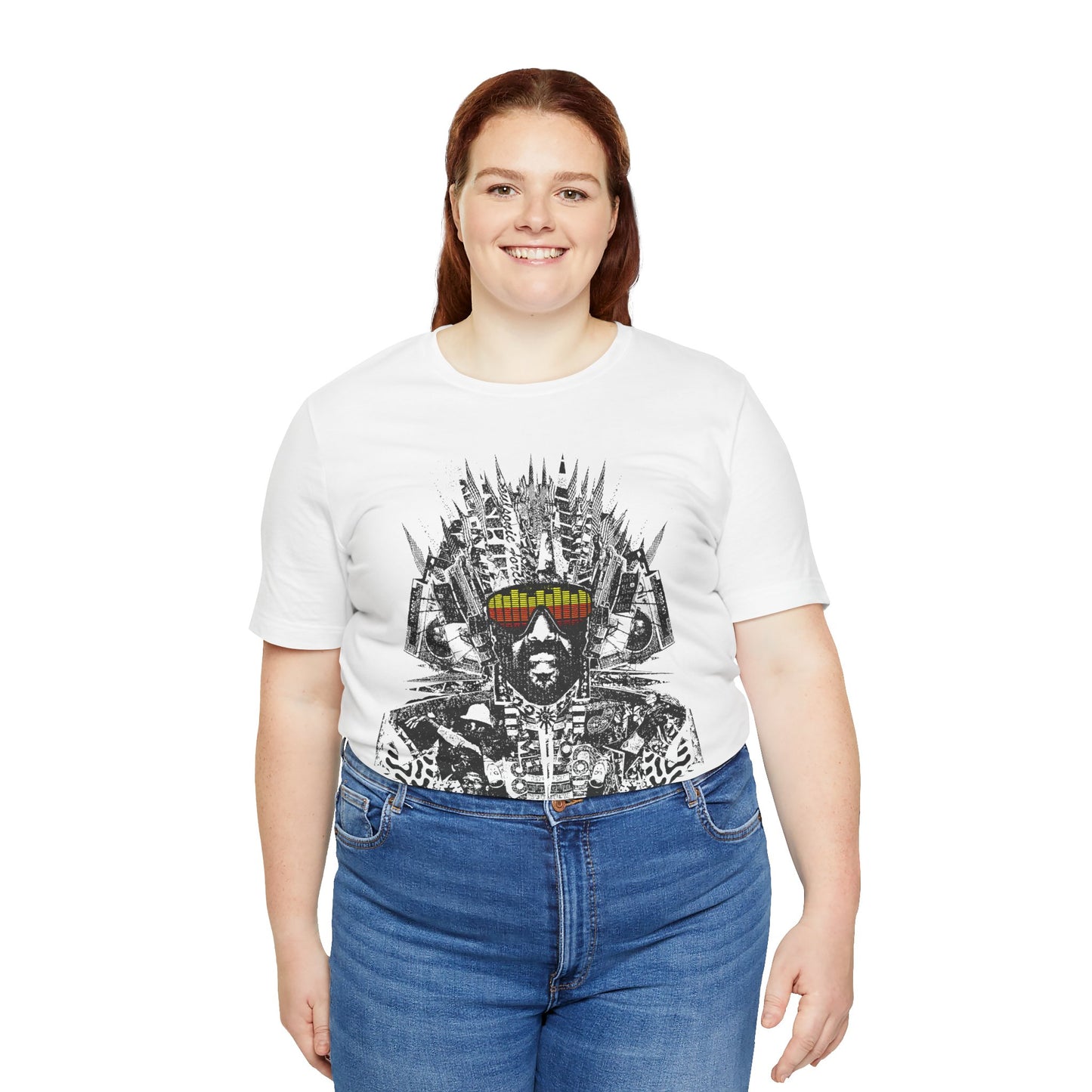 Afrika Bambaataa (Oversized Street Art Graphic/Montage/Afrika Bambaataa Shirt)