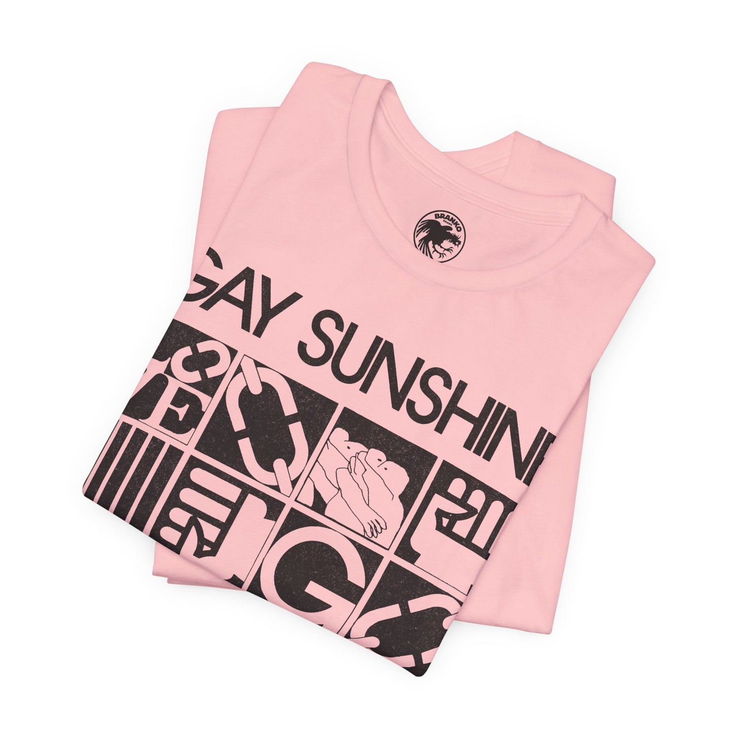 Gay Sunshine (Oversized Graphic with Vintage Print Effect/Gay Liberation Newspaper)