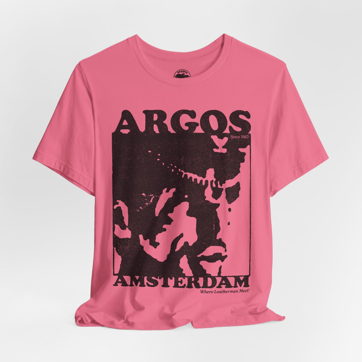 Argos (Iconic Amsterdam Leather Bar 1957-2015/Where Leathermen Meet/Logo with Vintage Effect)