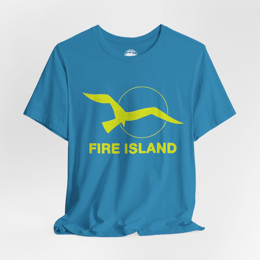 Fire Island (Replica Late 70's Fire Island Souvenir T-Shirt/Fire Island Shirt)