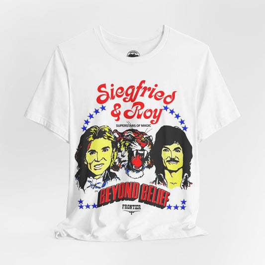 Siegfried & Roy (Replica Early 80's Souvenir Shirt/Beyond Belief/Frontier in Las Vegas)