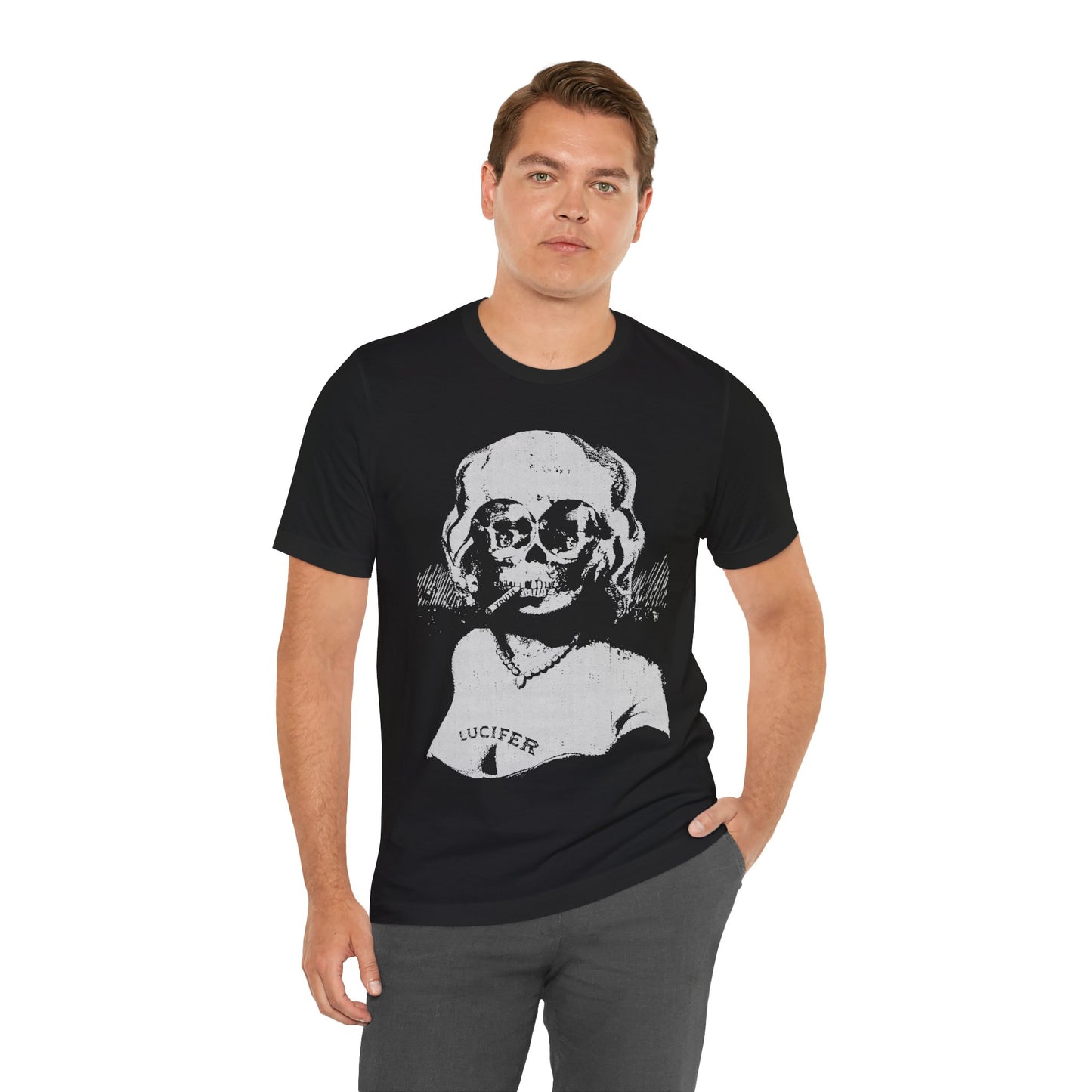 Lady Lucifer (Kenneth Anger Inspired Skull Graphic/Youth Cigarette/Scorpio Rising)