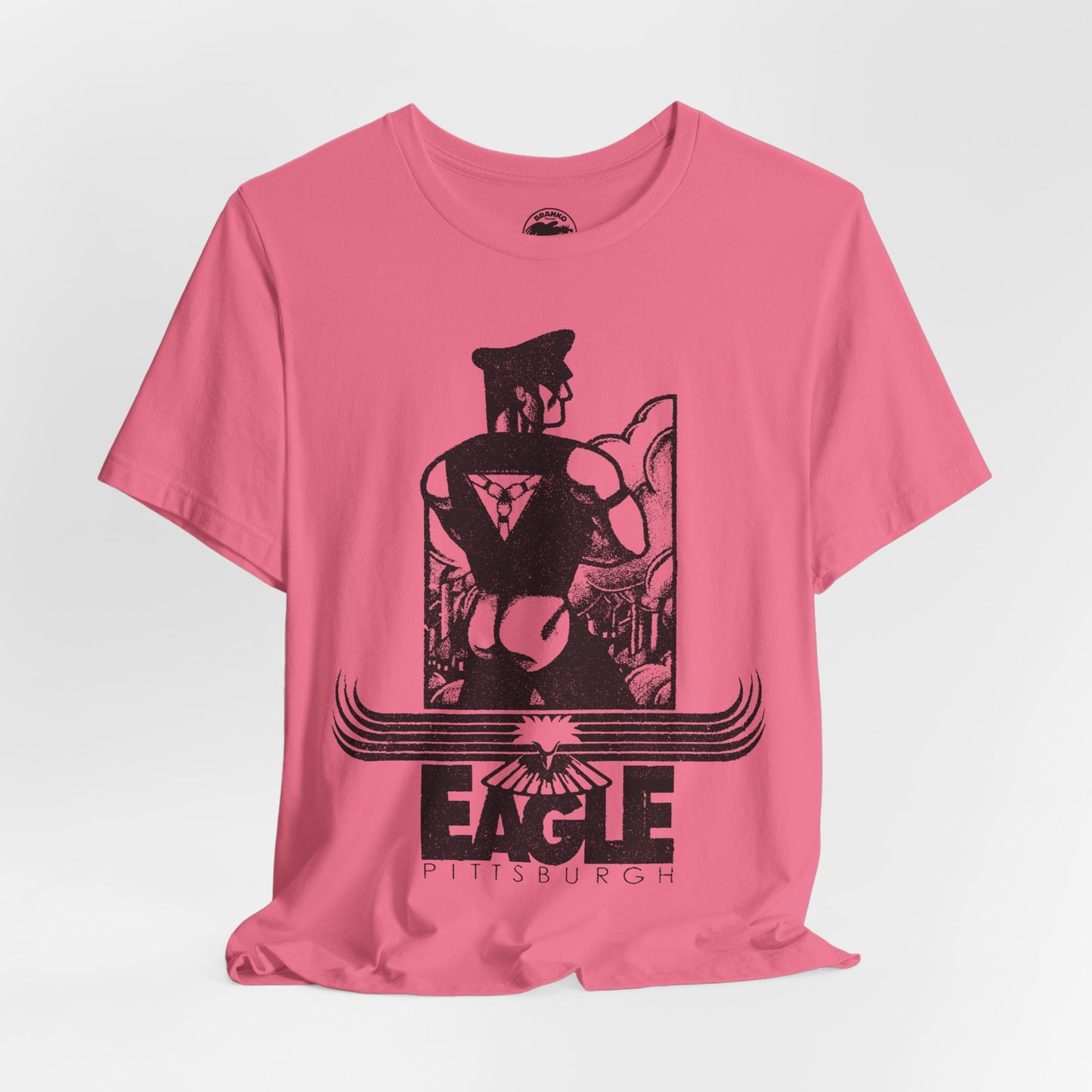 The Pittsburgh Eagle (Pittsburgh Leather Bar/Logo with Vintage Grunge Effect/1994-2012)