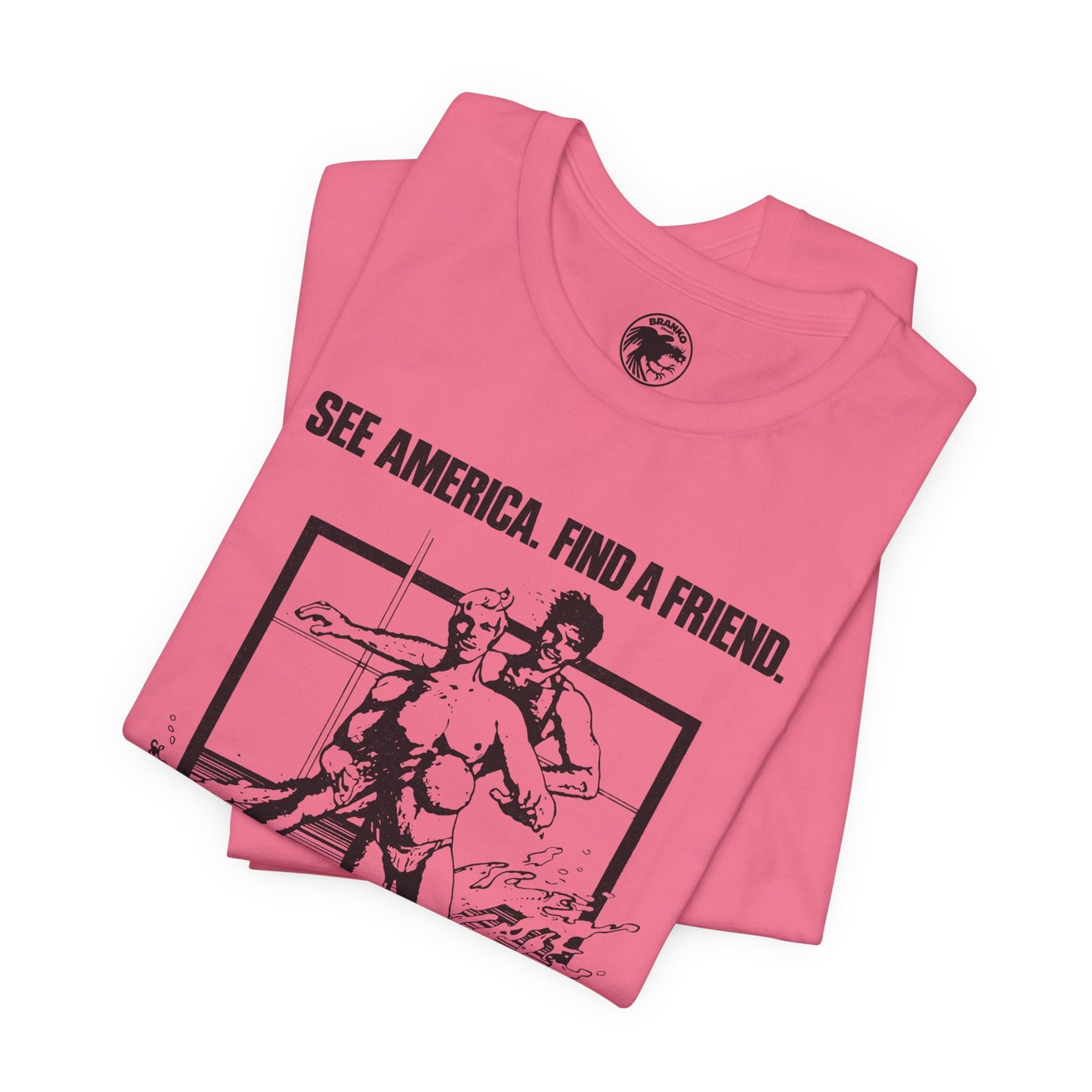 1981 Bob Damron’s Address Book (Replica Promo Shirt/See America. Find a Friend.)