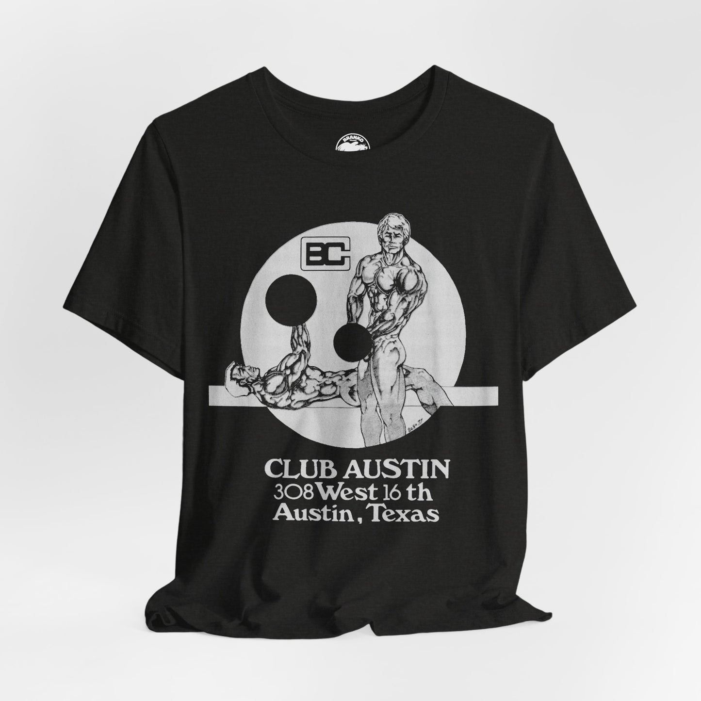 Club Austin (Replica Austin Club Bath Chain Promo Shirt/Gay Bathhouse/Club Baths Shirt)