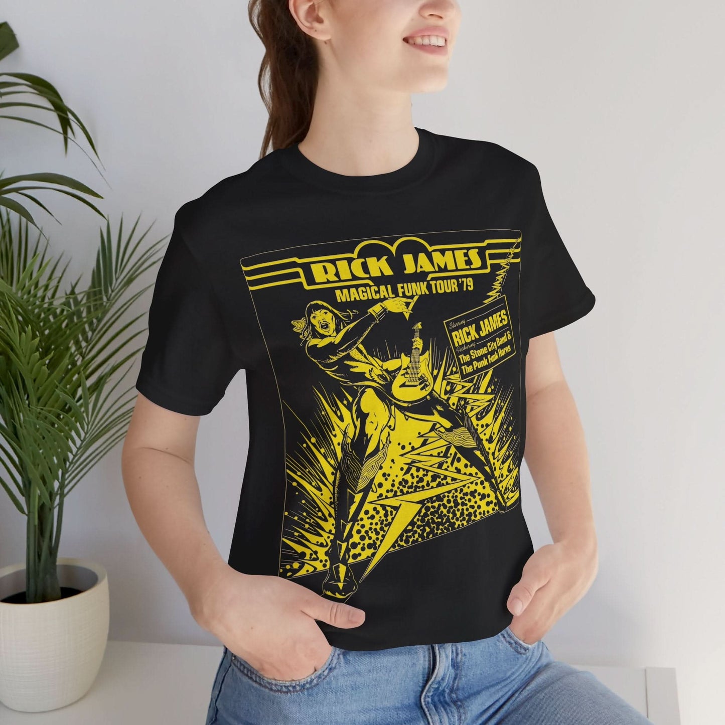 Rick James (Replica 1979 Magical Funk Tour Shirt/Rick James Tour Shirt)
