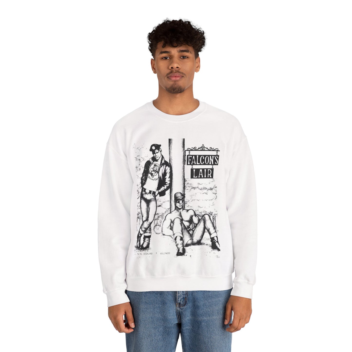 Falcon's Lair Sweatshirt (Hollywood Leather Bar 60's to 80's)