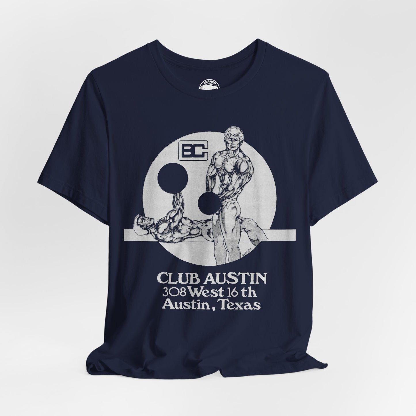 Club Austin (Replica Austin Club Bath Chain Promo Shirt/Gay Bathhouse/Club Baths Shirt)