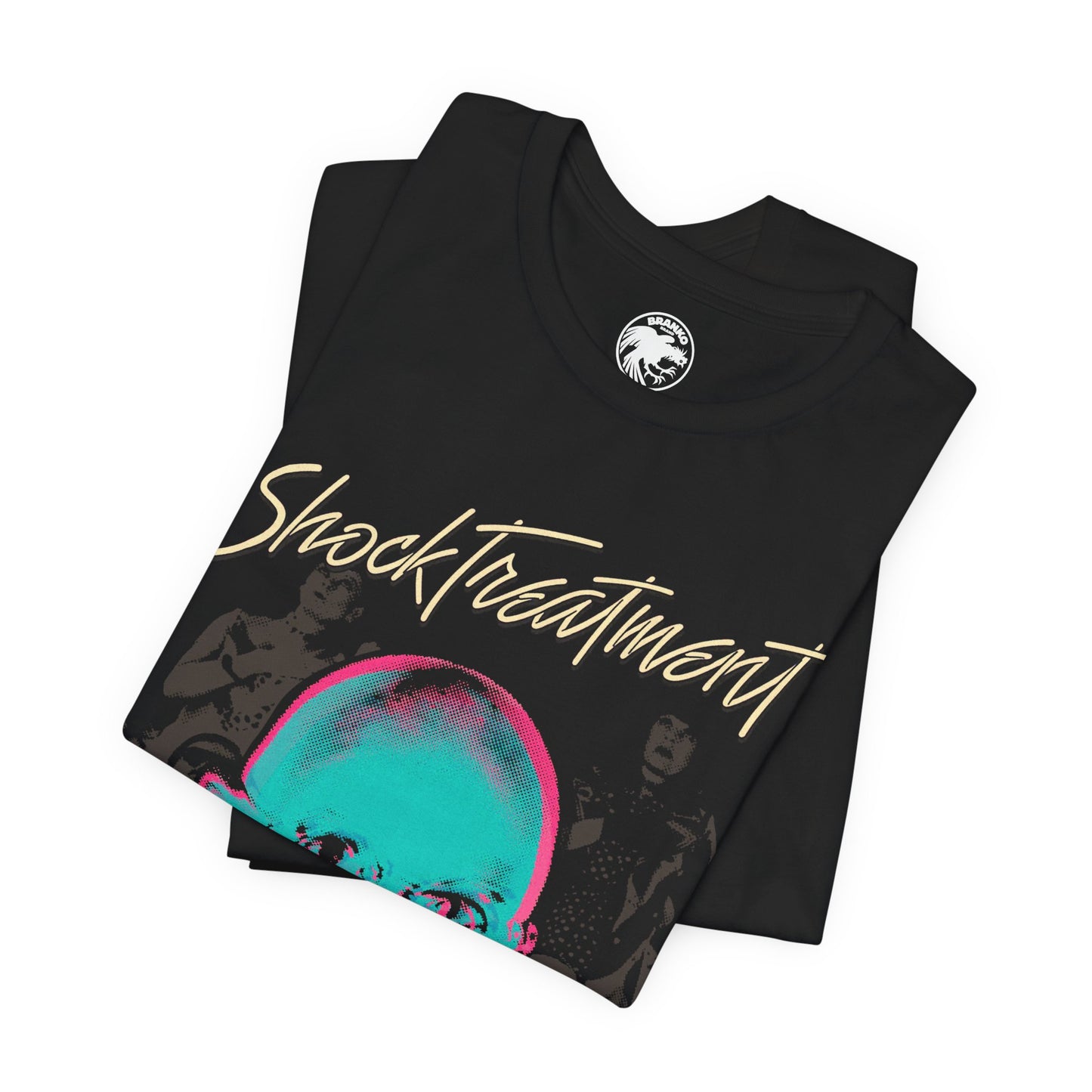 Shock Treatment (Oversized Graphic with Vintage Print Effect (Richard O'Brien)