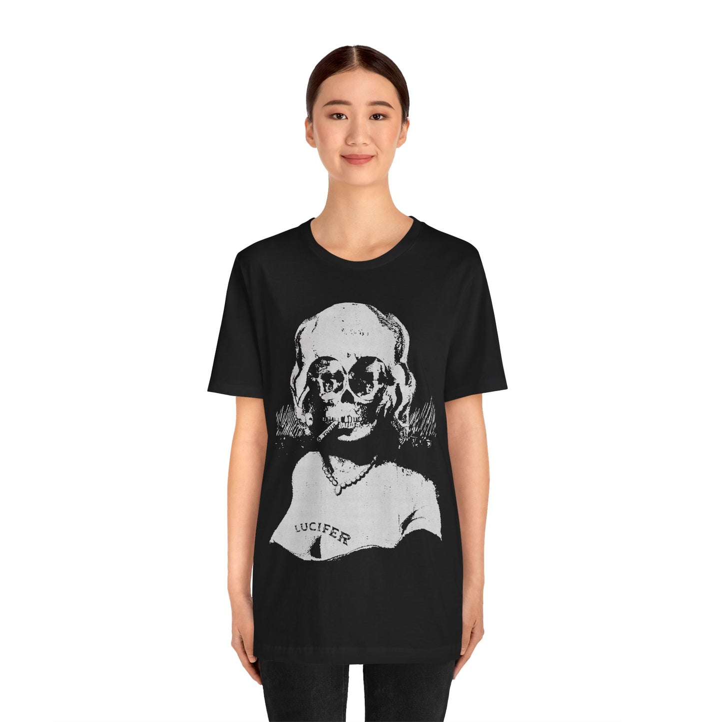Lady Lucifer (Kenneth Anger Inspired Skull Graphic/Youth Cigarette/Scorpio Rising)