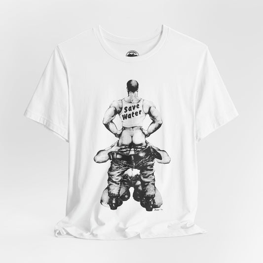 Save Water (1977 Zach Illustration for Drummer Magazine)