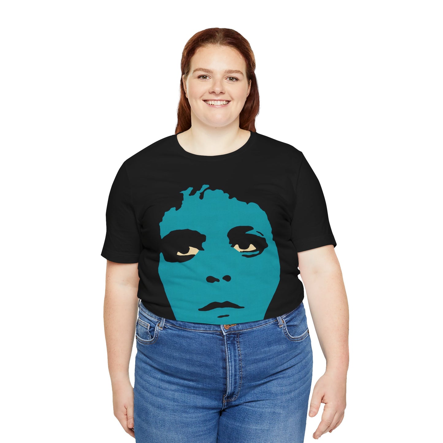 Lou Reed (Blue Mask Era Graphic with Vintage Print Effect/Lou Reed Shirt)