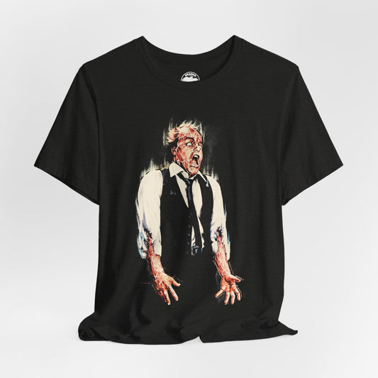 Scanners (Michael Ironside Image with Vintage Print Effect/David Cronenberg/Scanners Movie Shirt/Scanners Kronenberg)