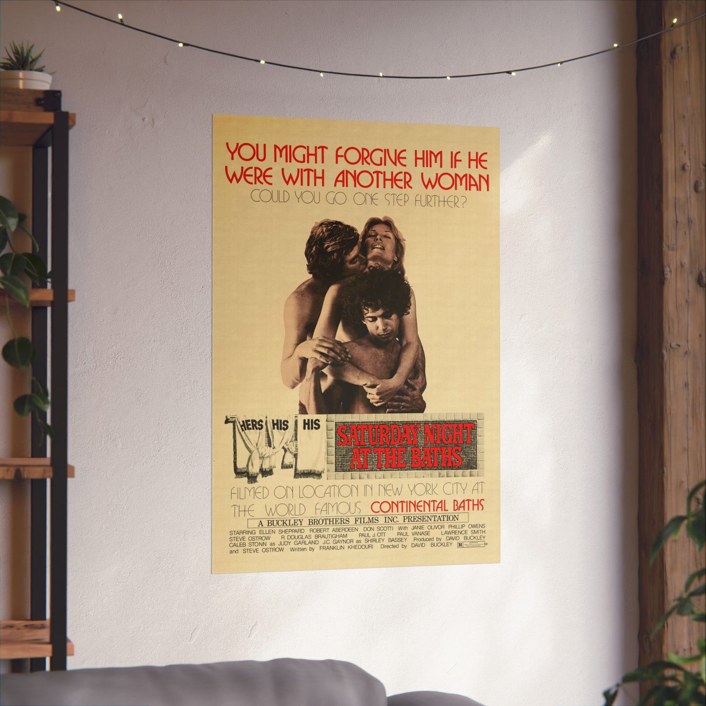 Saturday Night at the Baths (Promo Poster Reprint/1975/Continental Baths)