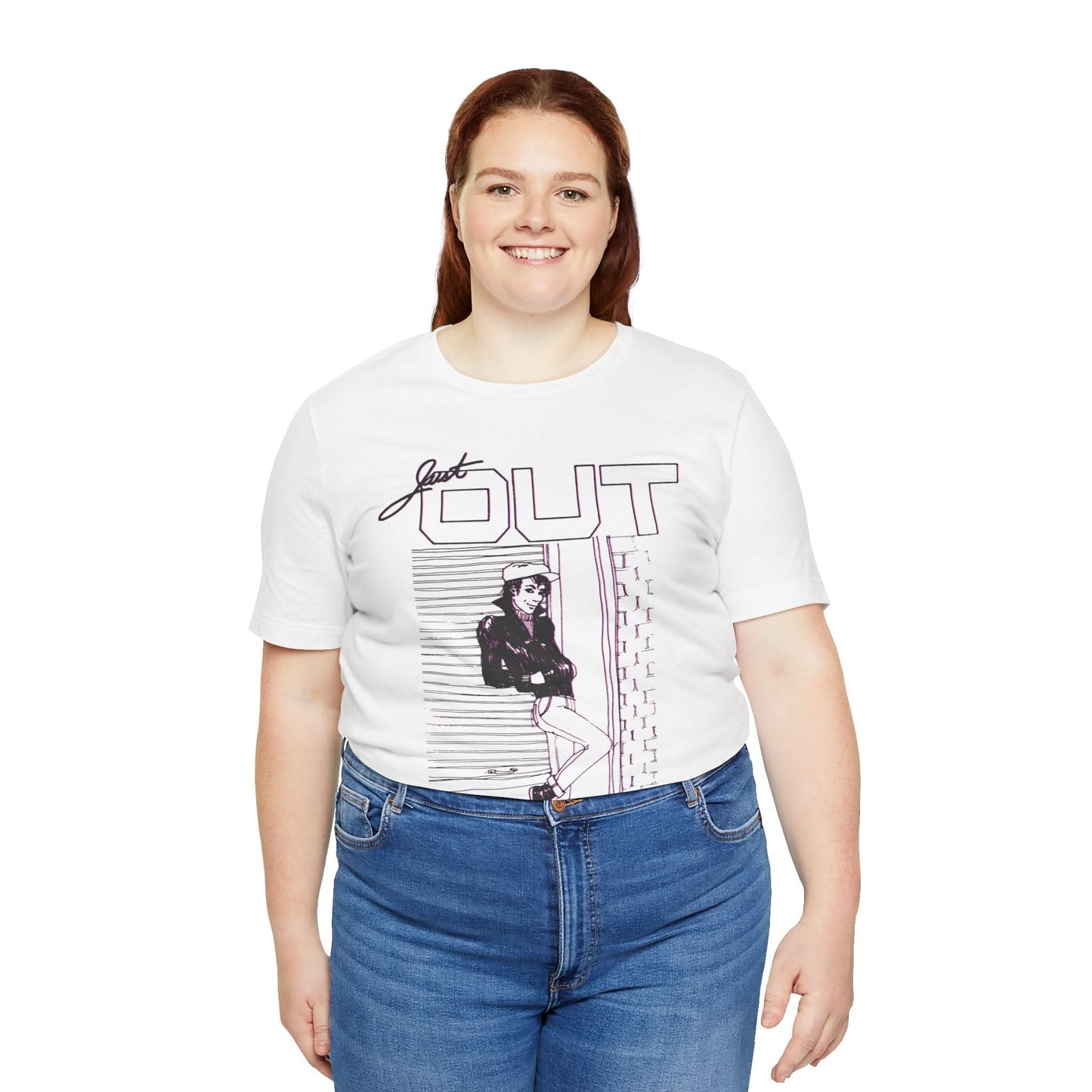 Just Out (Portland Gay and Lesbian Newspaper/1983-2013/Replica mid-80's Promo Shirt)