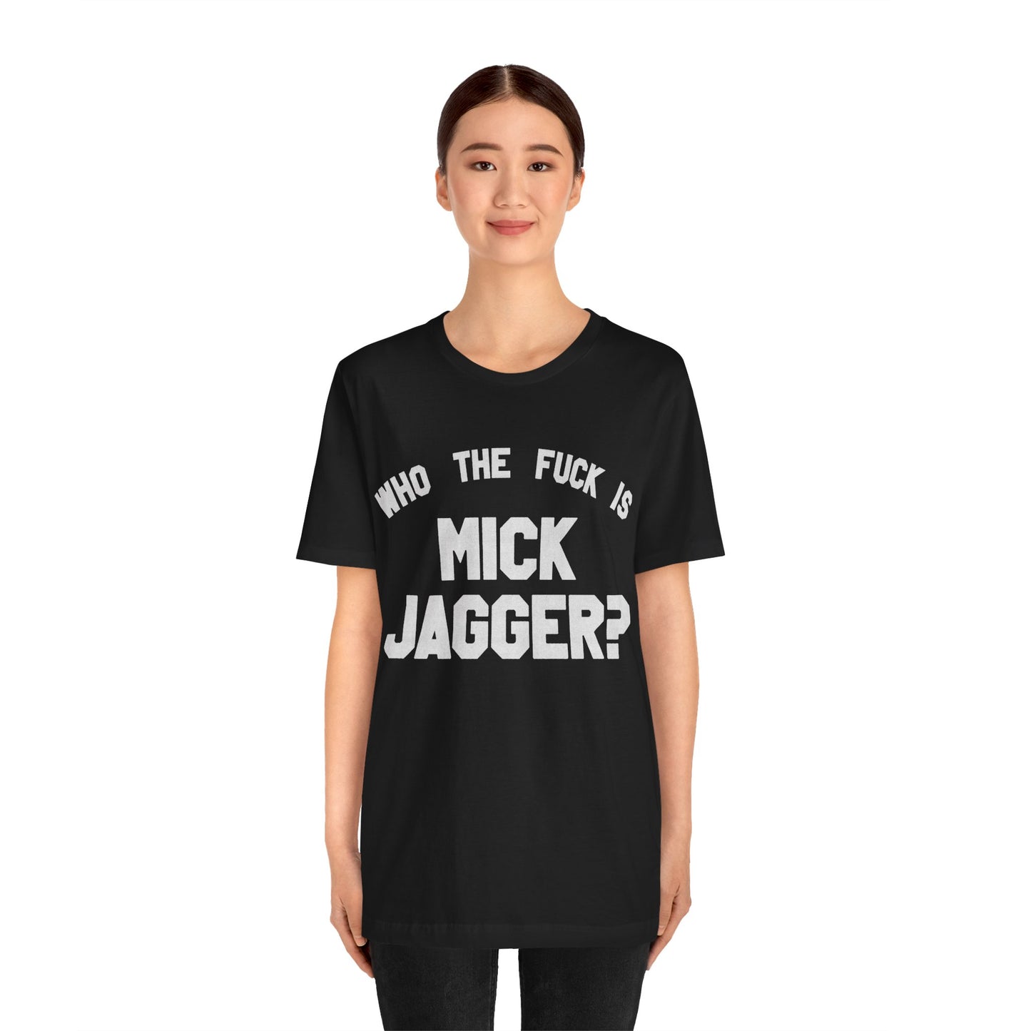Who the Fuck is Mick Jagger? (Replica 1975 Keith Richards Tour of the Americas Shirt)