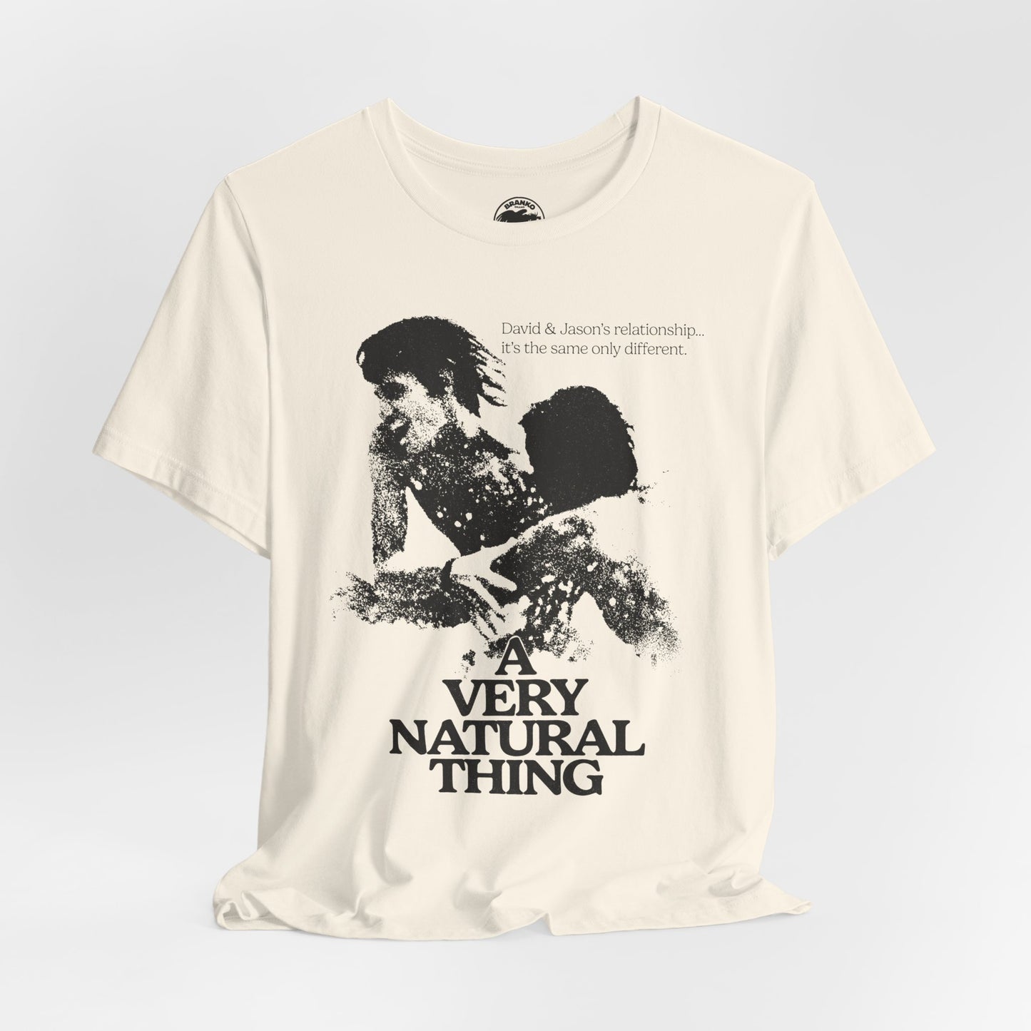 A Very Natural Thing (Promo Poster Image with Vintage Print Effect/Queer Cinema)