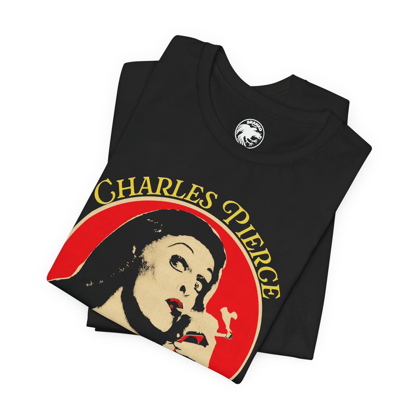 Charles Pierce Fan Club (Graphic with Vintage Print Effect)
