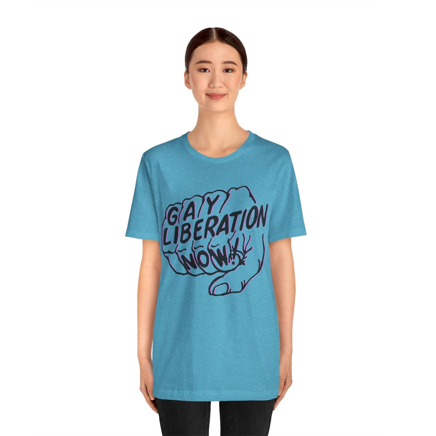 Gay Liberation Now! (Replica 70's Gay Rights Shirt/Vintage Gay Protest Shirt)