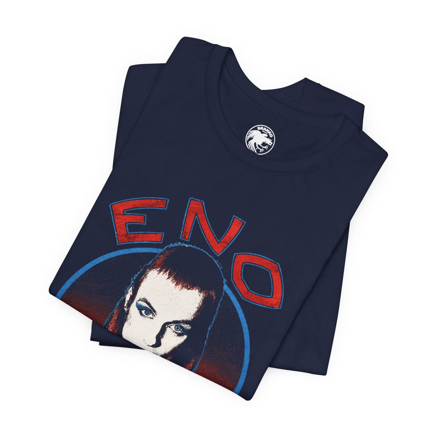 Eno (Early 70's Style Graphic Tee/Here Come the Warm Jets/Brian Eno shirt)