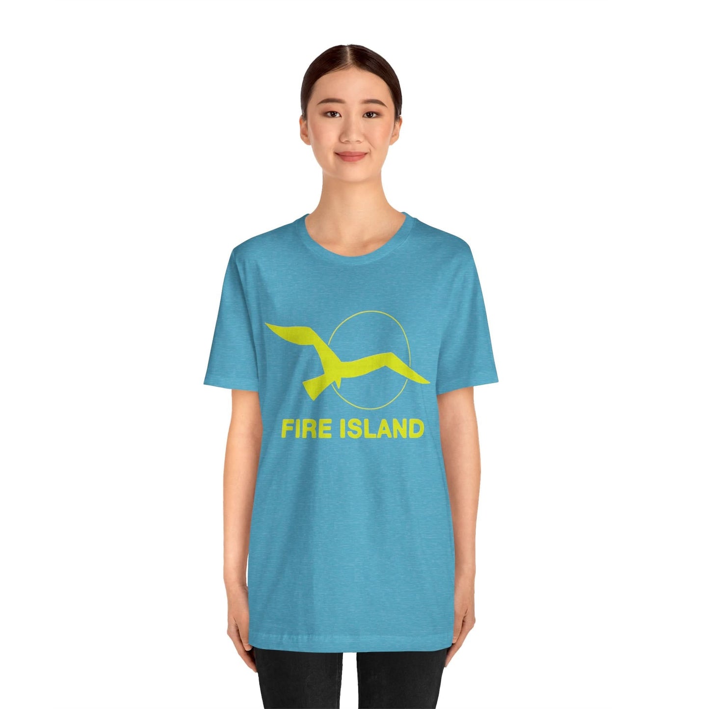 Fire Island (Replica Late 70's Fire Island Souvenir T-Shirt/Fire Island Shirt)