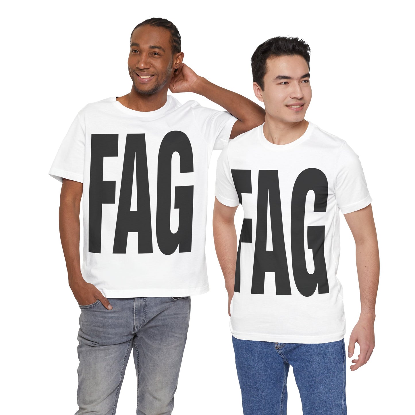 Fag (Katharine Hamnett Style Oversized Graphic)