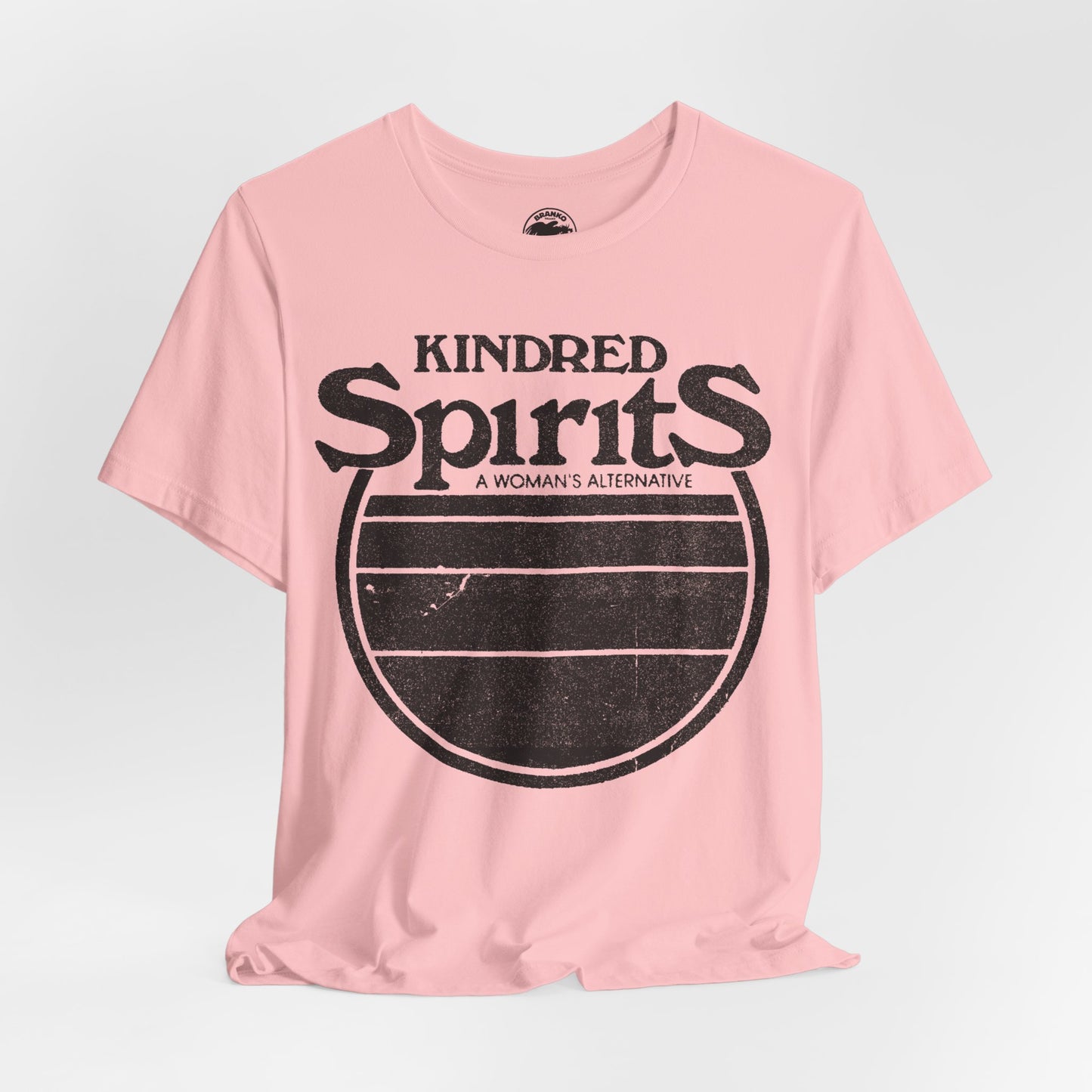 Kindred Spirits (Houston Lesbian Bar/1980-1989/Logo with Vintage Print Effect)
