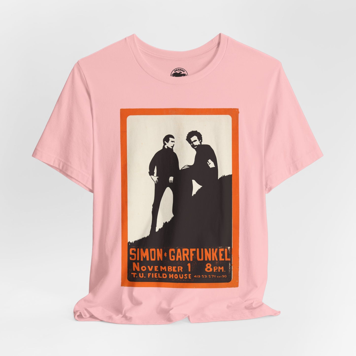 Simon & Garfunkel (Image from silk screened concert poster/mid-60's)