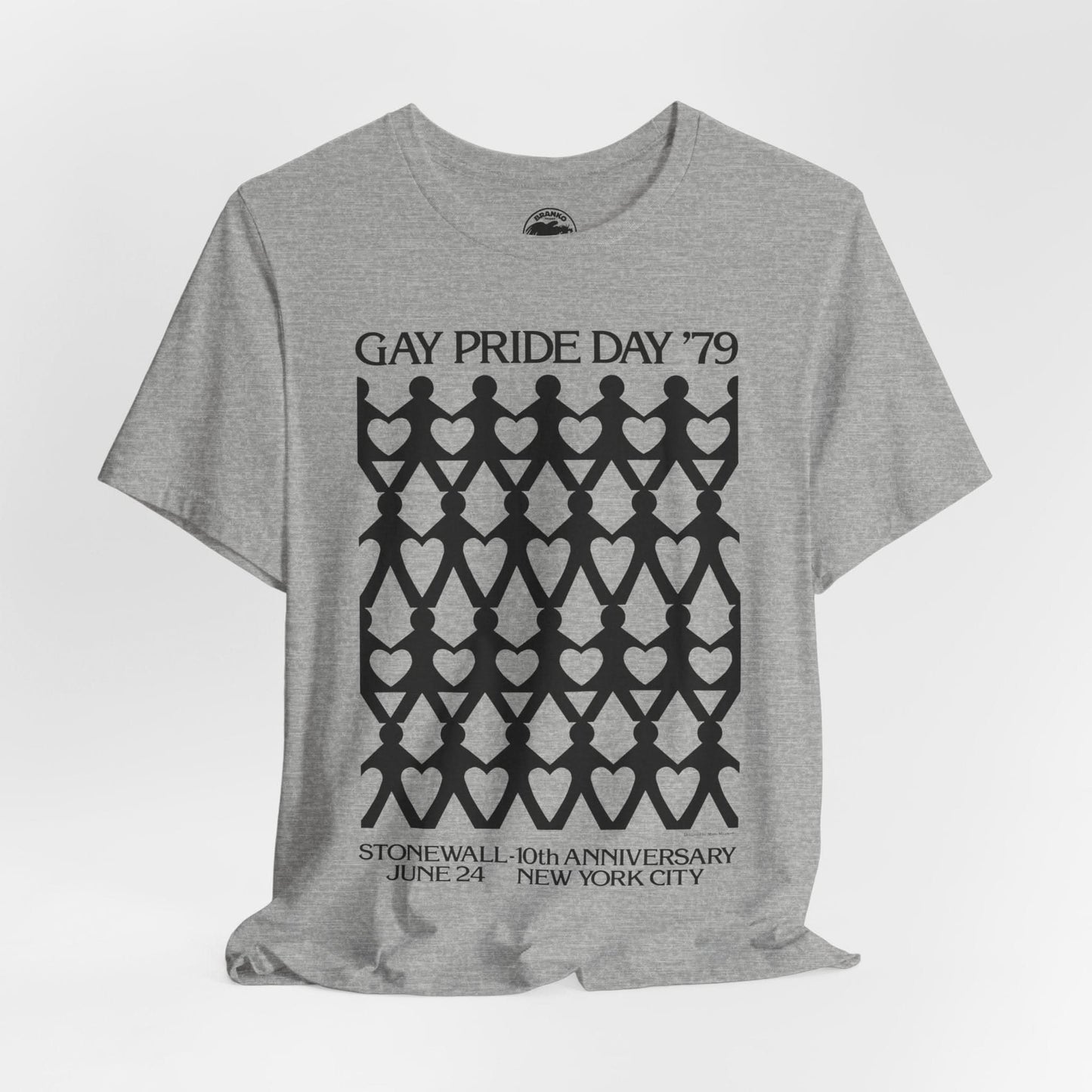 Gay Pride Day '79 (Replica Souvenir Shirt/New York City Gay Pride Day/10th Anniversary of Stonewall/Gay Pride Shirt)