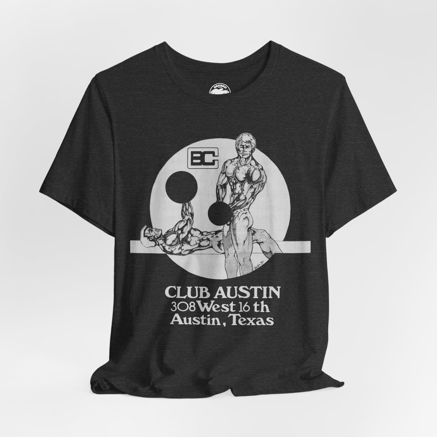 Club Austin (Replica Austin Club Bath Chain Promo Shirt/Gay Bathhouse/Club Baths Shirt)