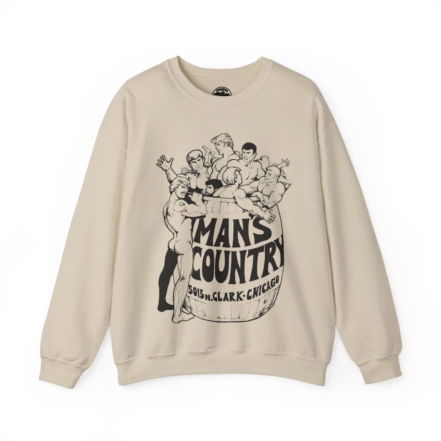 Man's Country Sweatshirt (Chicago Bathhouse 1973-2017)