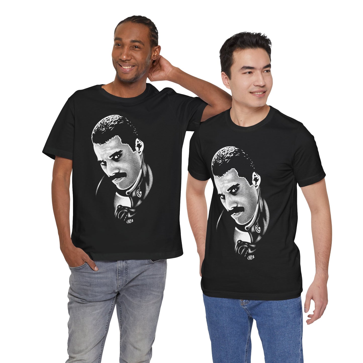 Freddie Mercury(Portrait by Rex/Freddie Mercury Queen/Gay Leather)