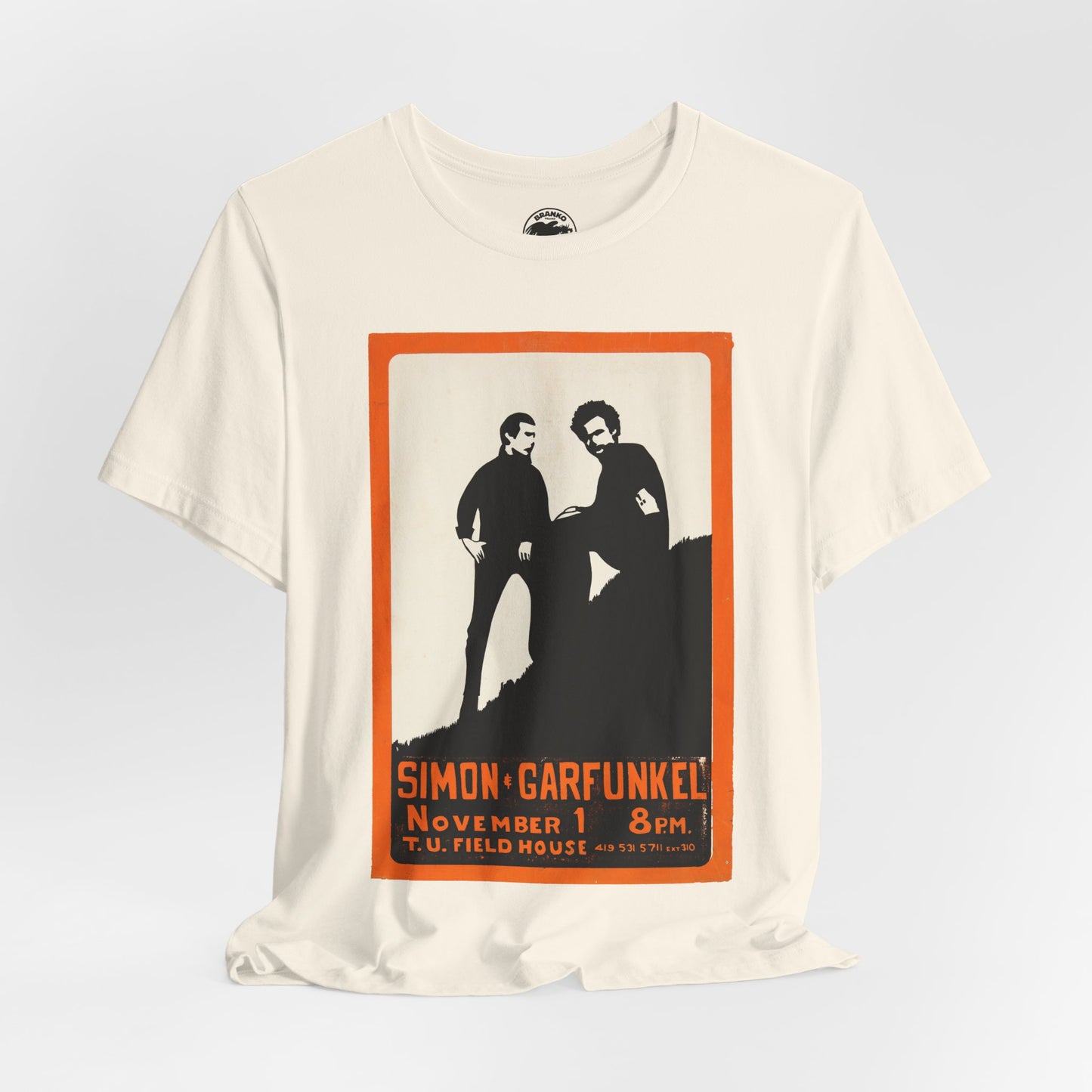 Simon & Garfunkel (Image from silk screened concert poster/mid-60's)