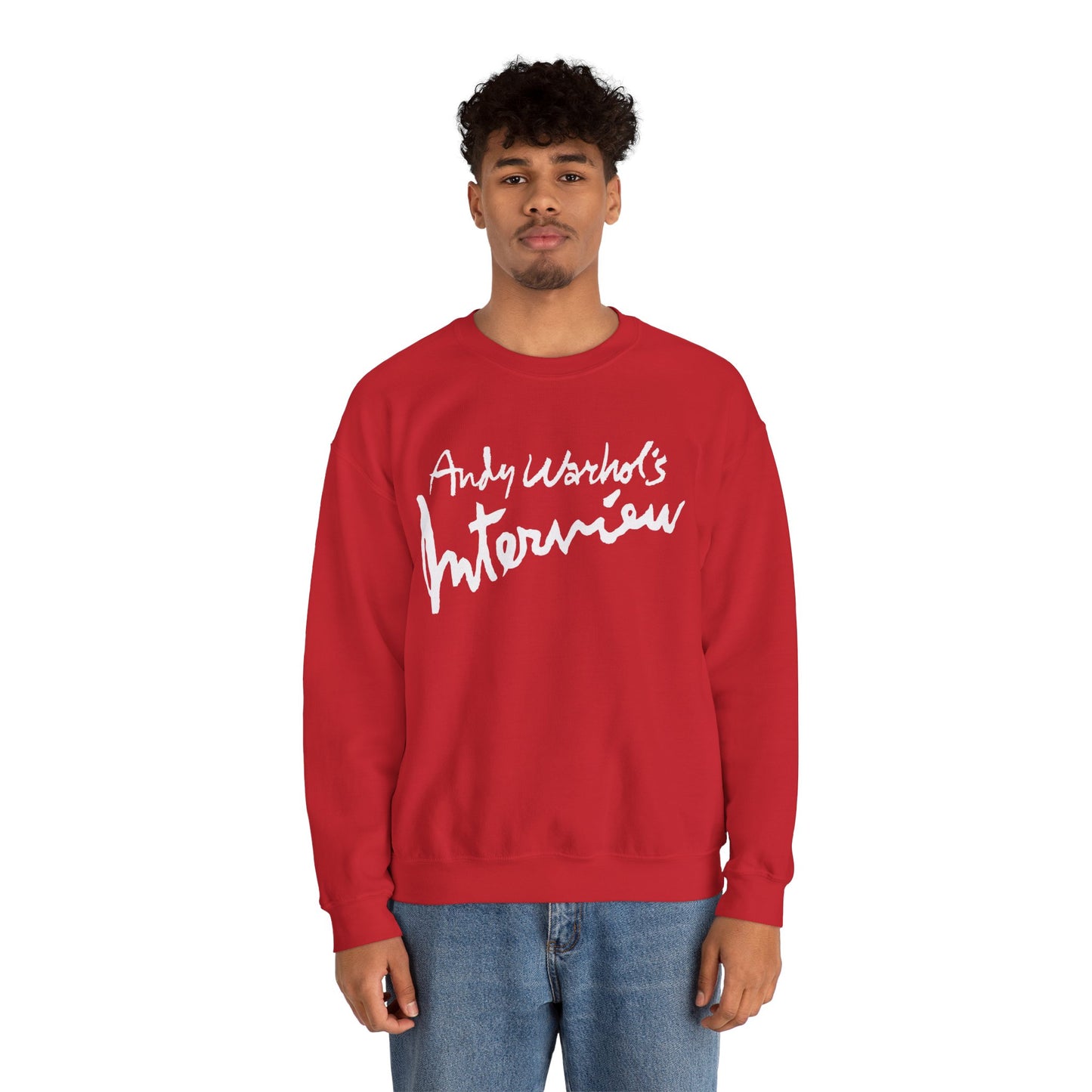 Interview Magazine Logo Sweatshirt (Replica Promo Sweatshirt/Andy Warhol's Interview Magazine)