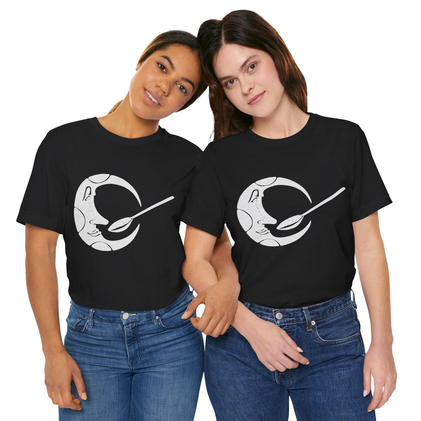 The Moon and the Spoon (Studio 54 Artwork/Graphic with Vintage Print Effect)