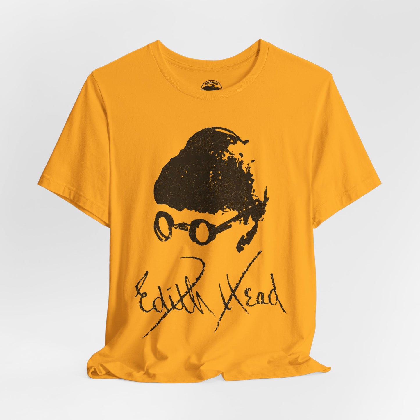 Edith Head (Self Portrait and Signature with Vintage Effect)