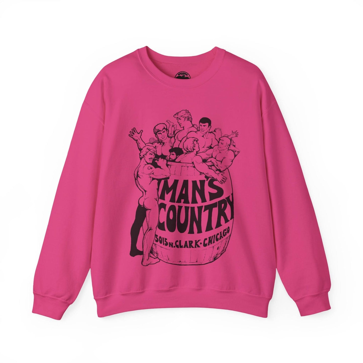 Man's Country Sweatshirt (Chicago Bathhouse 1973-2017)