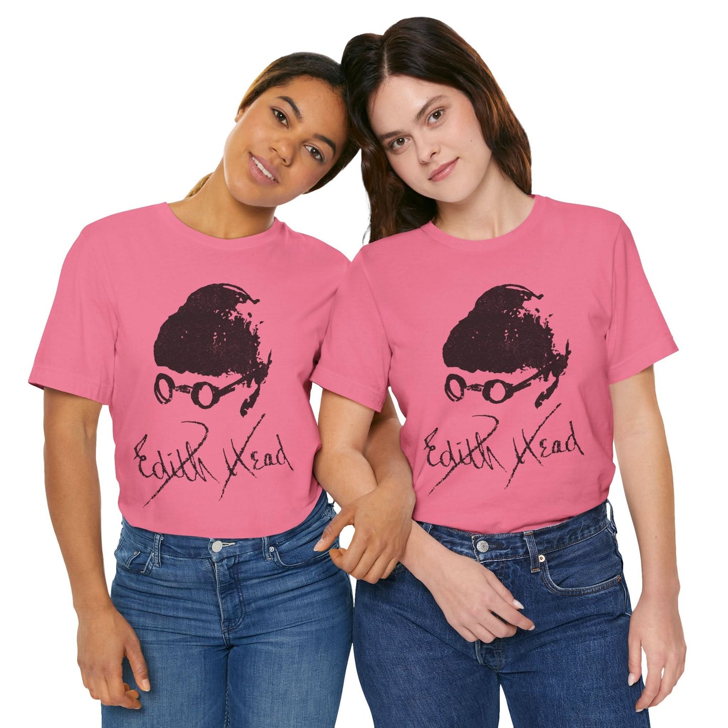 Edith Head (Self Portrait and Signature with Vintage Effect)