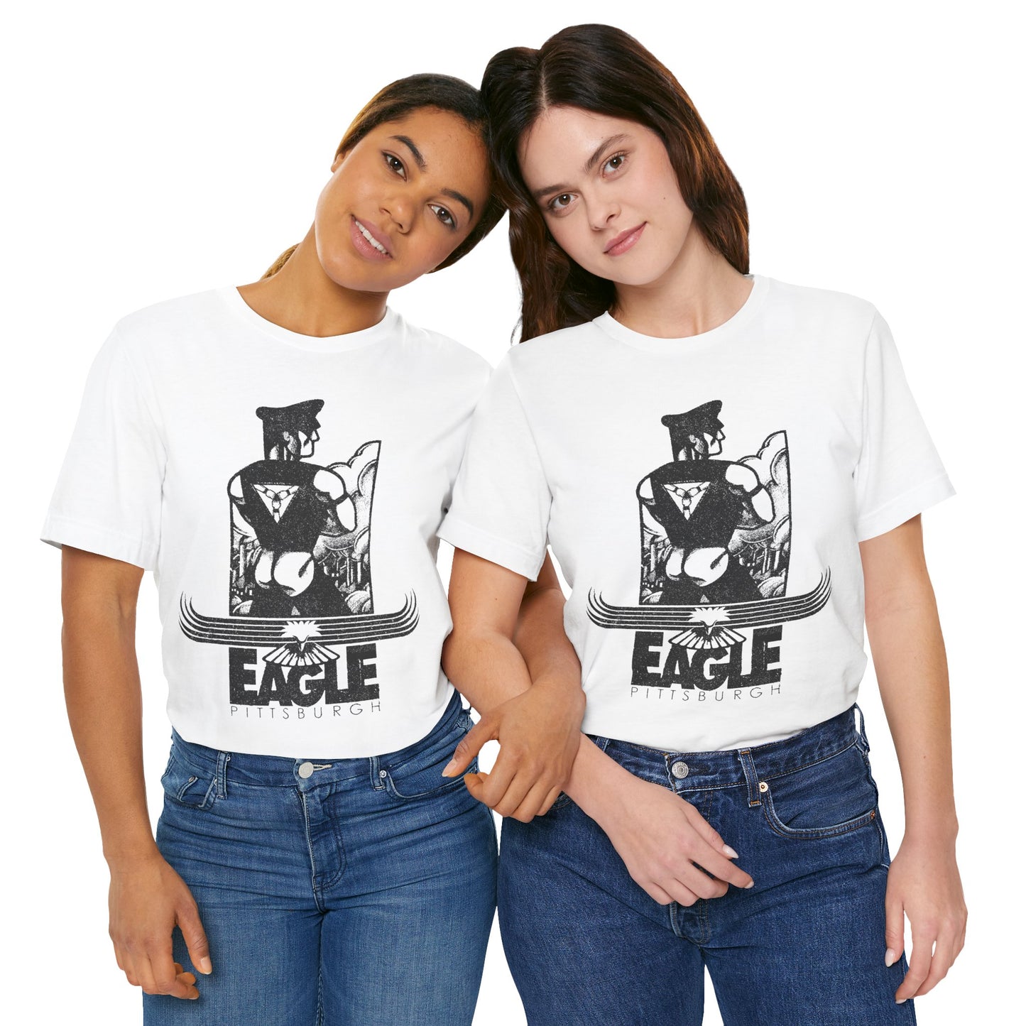 The Pittsburgh Eagle (Pittsburgh Leather Bar/Logo with Vintage Grunge Effect/1994-2012)
