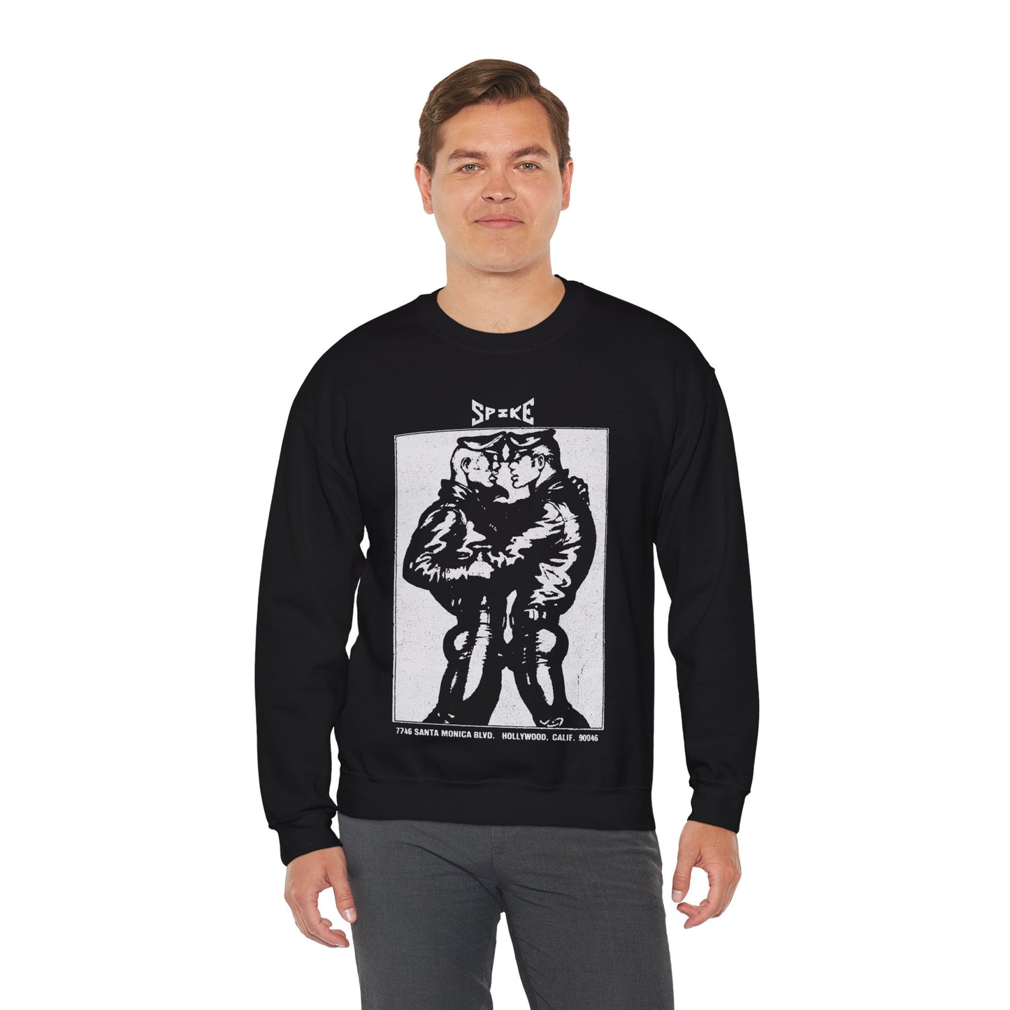 The Spike Sweatshirt (West Hollywood Leather Bar/1978-2009/Vintage Effect)