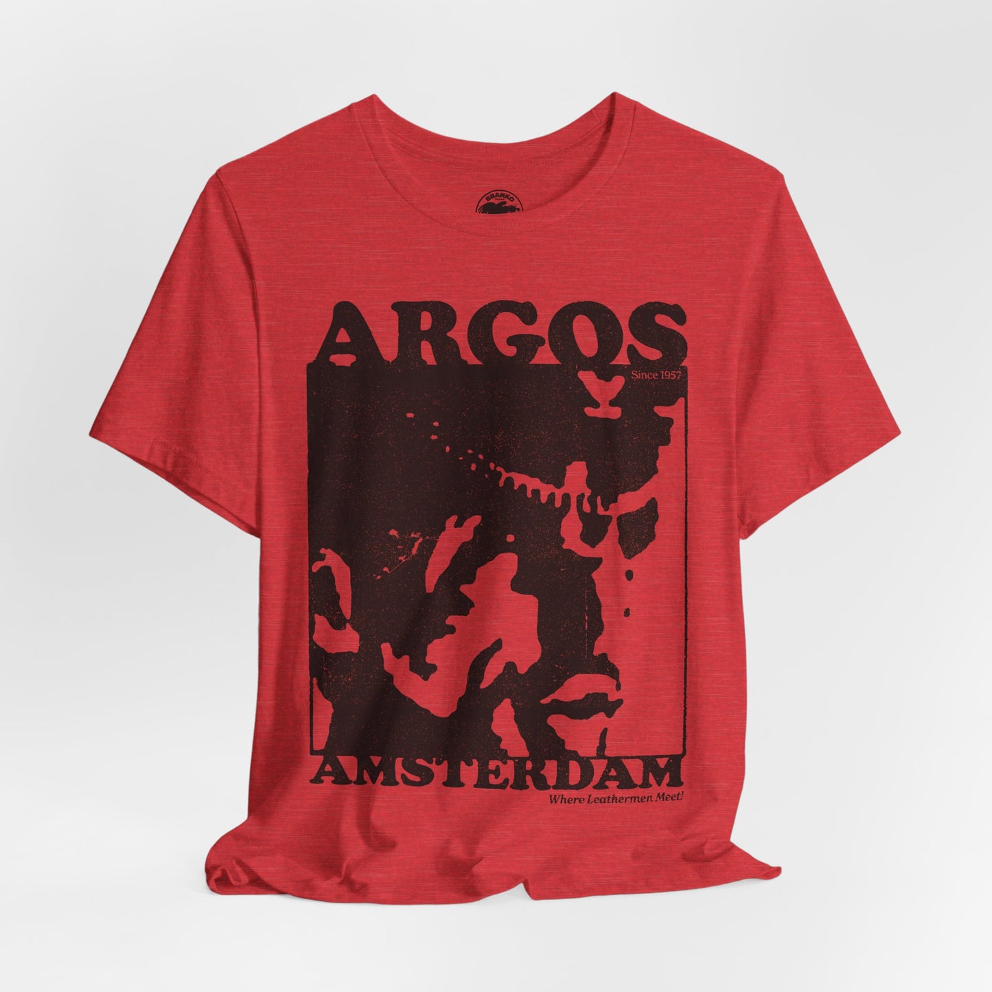 Argos (Iconic Amsterdam Leather Bar 1957-2015/Where Leathermen Meet/Logo with Vintage Effect)