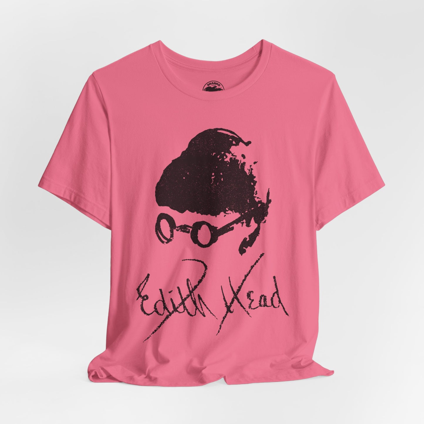Edith Head (Self Portrait and Signature with Vintage Effect)