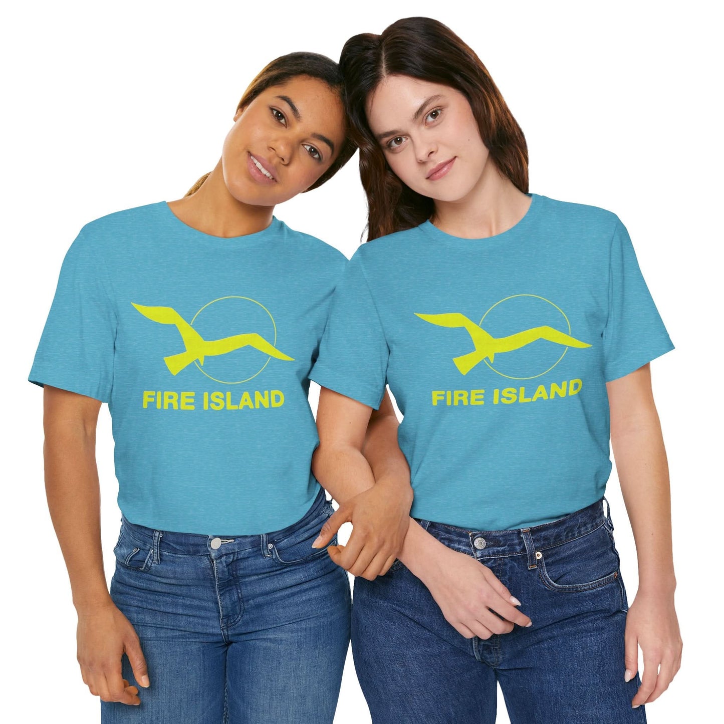 Fire Island (Replica Late 70's Fire Island Souvenir T-Shirt/Fire Island Shirt)