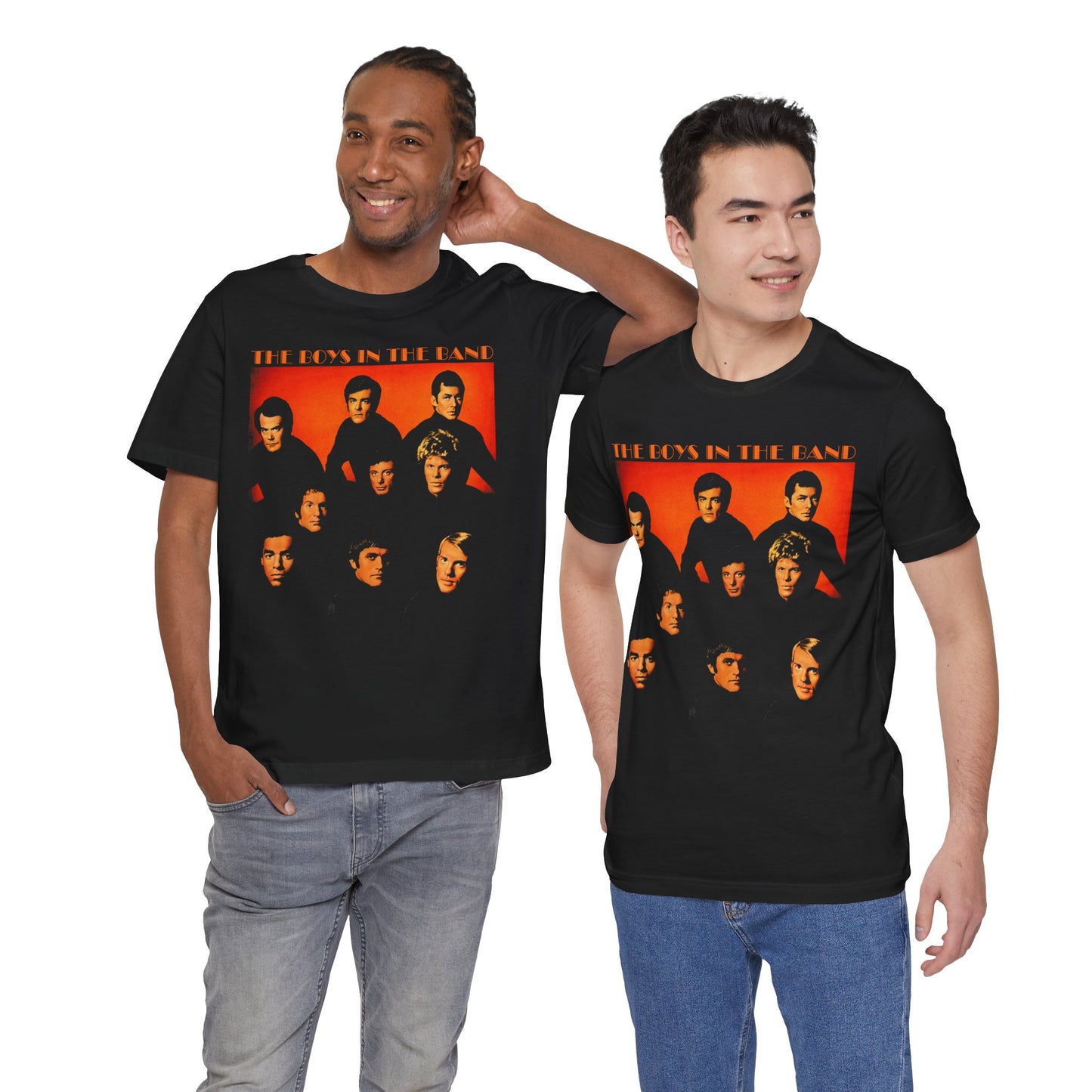 The Boys in the Band (Oversized Graphic with Vintage Print Effect)