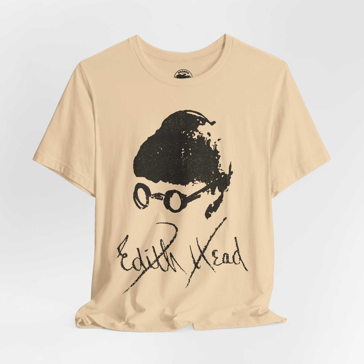 Edith Head (Self Portrait and Signature with Vintage Effect)