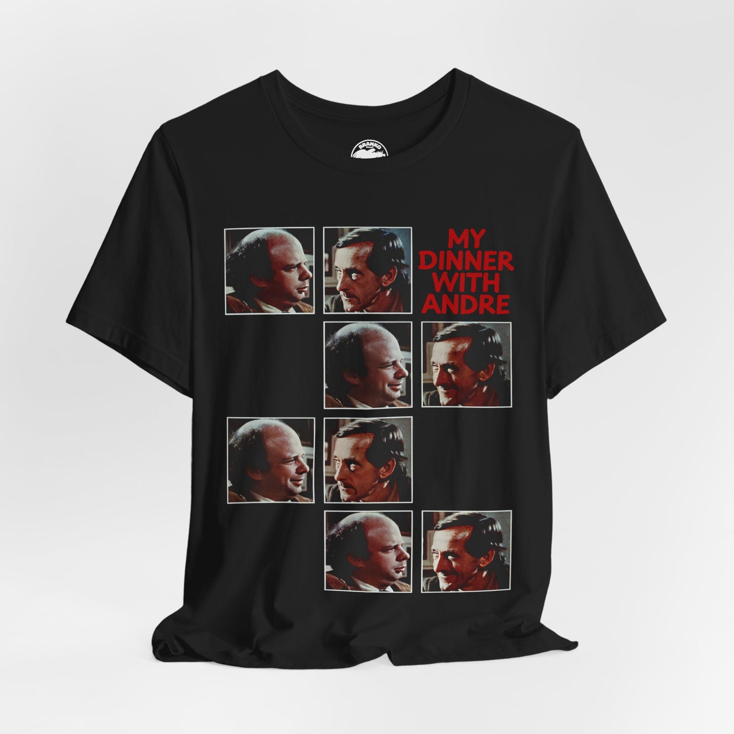 My Dinner with Andre (Replica promo shirt that most likely never existed/Wallace Shawn/Andre Gregory)