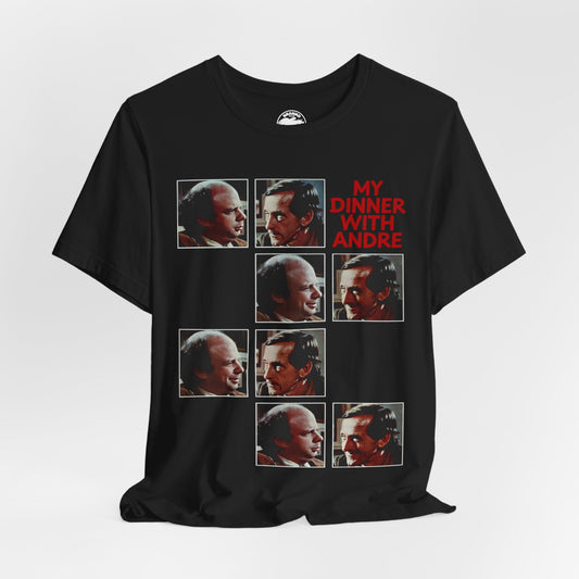 My Dinner with Andre (Replica promo shirt that most likely never existed/Wallace Shawn/Andre Gregory)