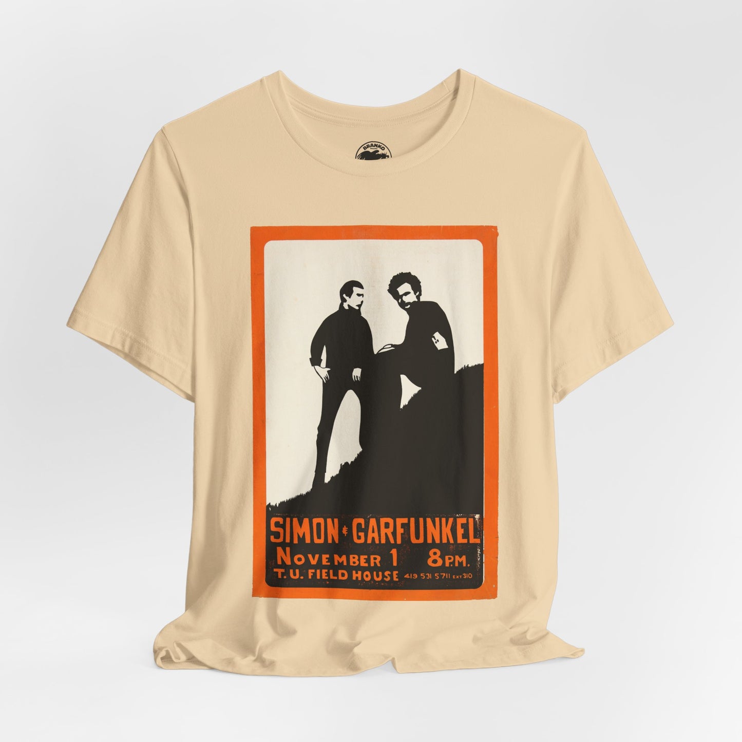 Simon & Garfunkel (Image from silk screened concert poster/mid-60's)